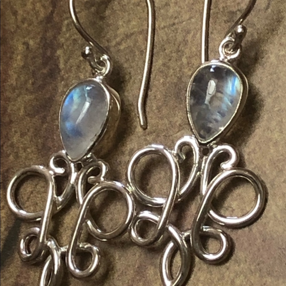 Kalimaya Opal Swirl Earrings - Picture 2 of 8